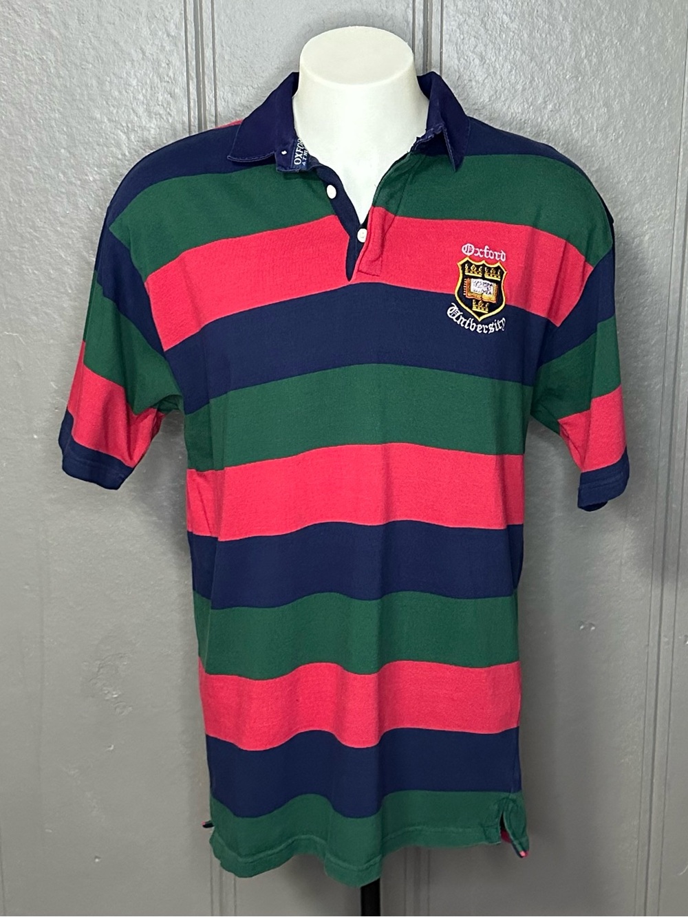 Vintage 90s Oxford University Athletics Polo